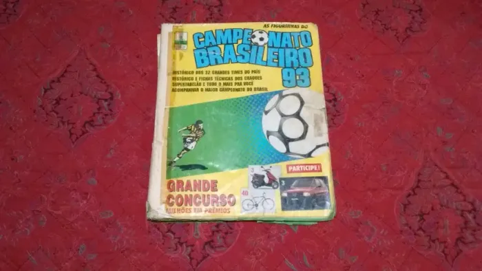ALBUM DE FIGURINHAS CAMPEONATO BRASILEIRO 1993 COMPLETO