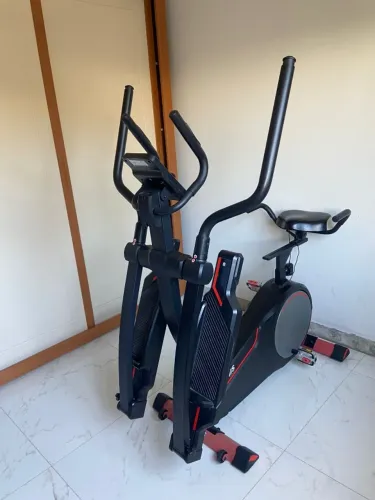 Elíptico Bicicleta Ergométrica Exercícios Físicos Fitness Easy Way Genis Polishop