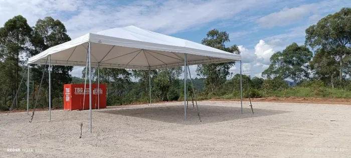 Tendas SP e MG Pronta entrega 10x10 - Galvanizada
