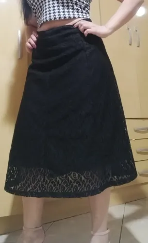 Saia preta midi
