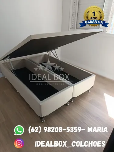 BOX BAÚ CASAL BIPARTIDO 138X188