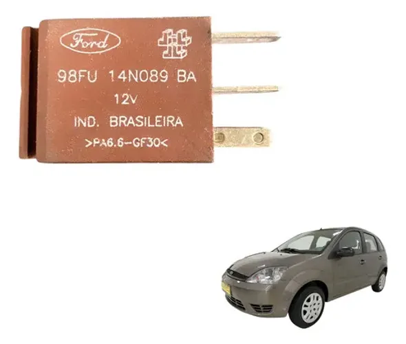 Rele Auxiliar Farol Ford Fiesta Ka 2003 2005 2010 2013 Usado