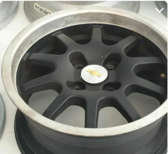 Rodas Binno B790 stock aro 14 preta com borda diamantado 4x100