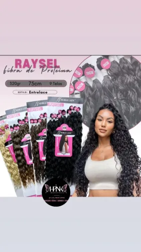 CABRLO NOBRE LADY - RAYSEL  fibra 100% PROTEÍNA MARAVILHOSA 75 cm