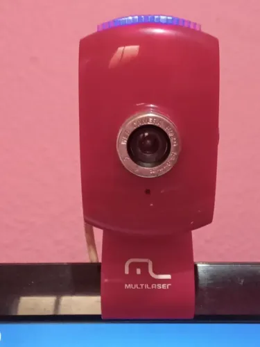  Webcam Multilaser Facelook Com Microfone USB - Wc048 (Usada) *Não Uso OLX Pay.