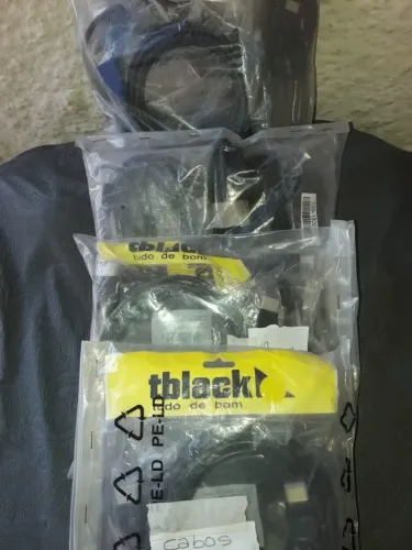 Kit com 5 cabos HDMI 1,5m