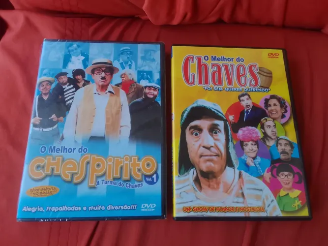 Coleção DVDs Chaves e Chespirito - Contém Lacrado.