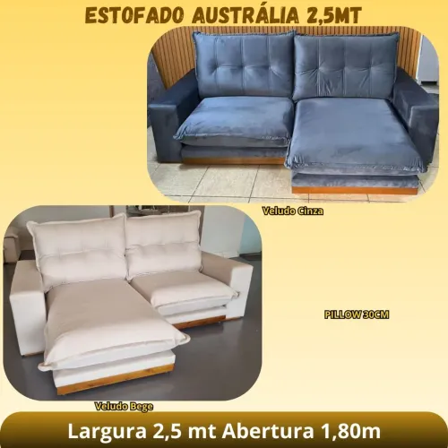 ESTOFADOS 2 MODULOS 2,5MT AUSTRÁLIA
