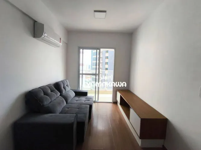 Apartamento com 1 dormitório para alugar, 50 m² por R$ 3.900,00/mês - Jardim Anália Franco