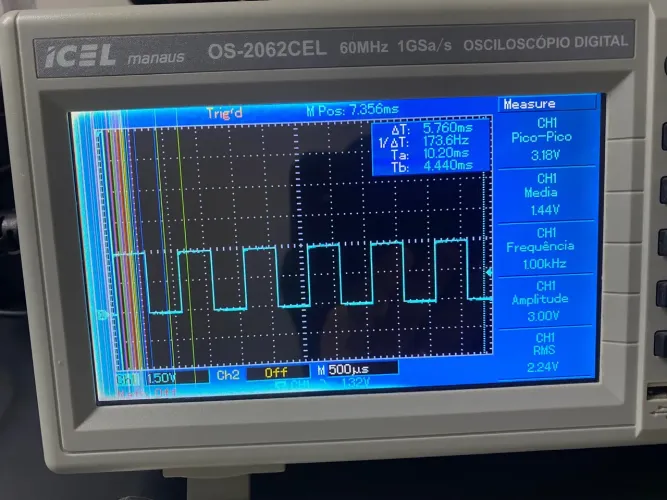 Osciloscópio Digital Icel Os-2062cel (Usado)