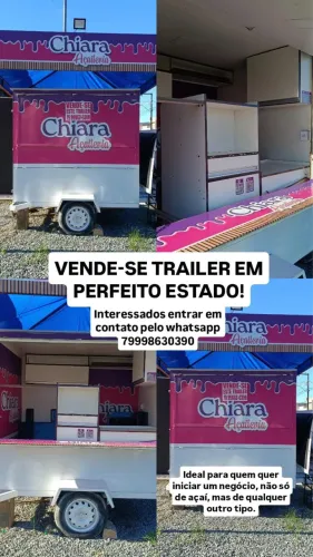 Vendo Trailer de açaí muito conservado 