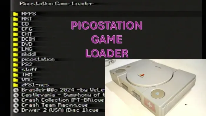 Modificação PS1 com PicoStation - Jogue direto do cartão SD