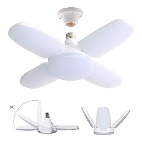 Lâmpada de Teto LED com 4 Braços Ajustáveis - Novo