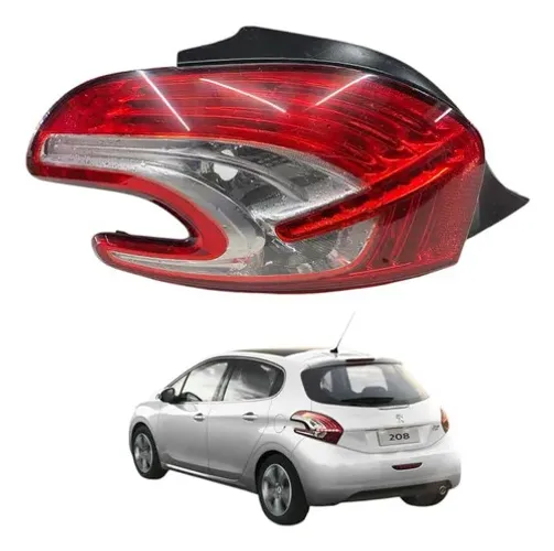Lanterna Traseira Esquerdo Peugeot 208 2013 2015 2018 Usado