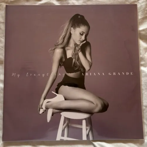 ariana grande - vinil - my everything pink colorido