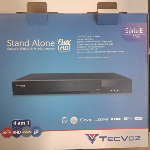 Gravador Digital de Monitoramento com 6 câmeras 