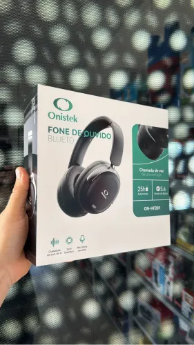 Fone de ouvido bluetooth 5.4 autonomia de até 25H alta qualidade 