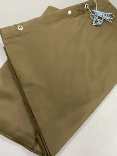 Cortina tectel MARROM