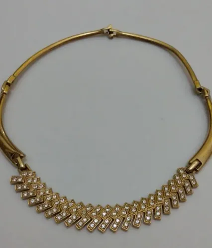 Colar original Pierre Cardin vintage retrô banhado