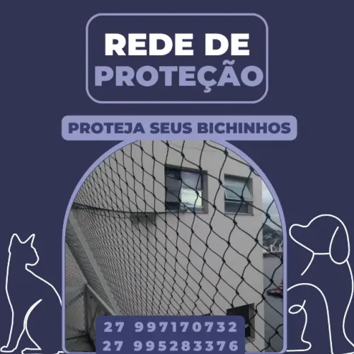 Rede de proteção para crianças e pets