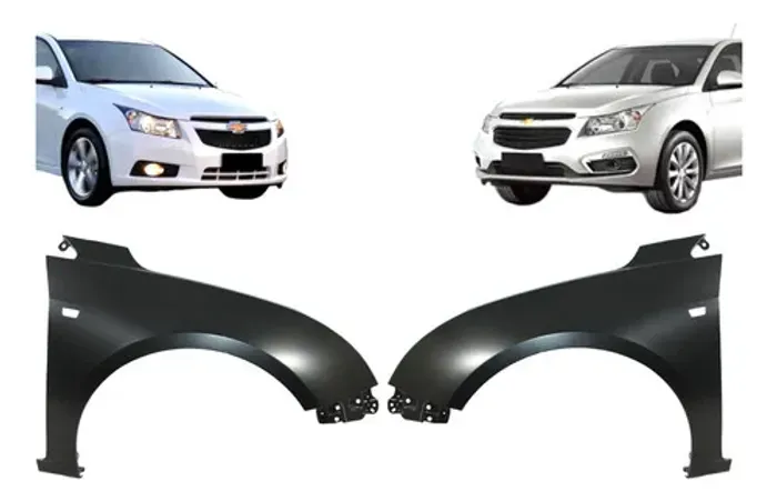 Paralama Cruze 2012 2013 2014 2015 2016 Novo C/furo