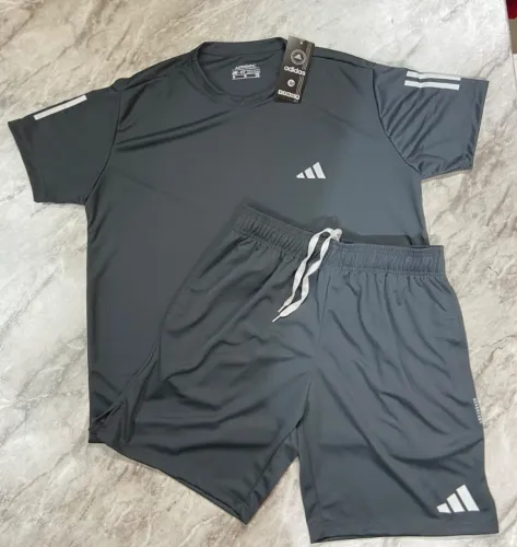 Conjunto Adidas Masculino Cinza