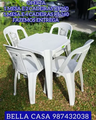 MESA DE PLASTICO - ENTREGO HOJE 