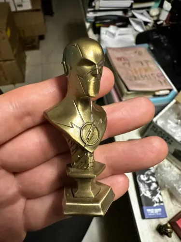 Busto Flash Omelete Box Steel Legends Dc Comics Liga da Justiça