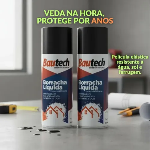 Spray Vedatudo Vazamentos De Agua Reparo Telha Laje Calha 400ml 