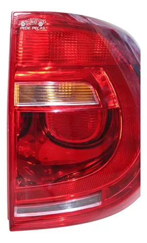 Lanterna Vw Fox Crossfox 2011 2012 2013 2014 Bicolor Ld Direito/passageiro Vermelho