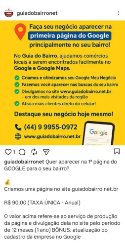 FIQUE NA 1ª PÁGINA DO GOOGLE