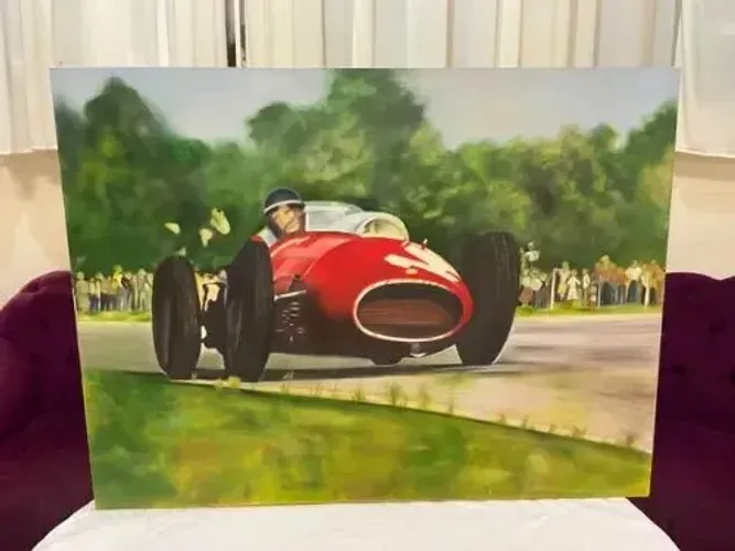 Quadro Pintura em Tela Formula 1