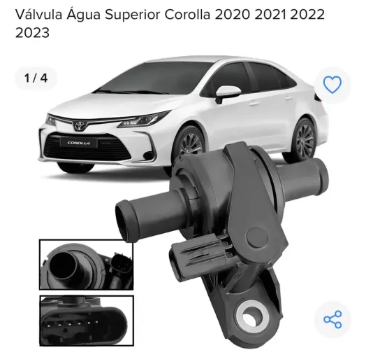 Válvula do ar quente Toyota Corolla 2020-2023