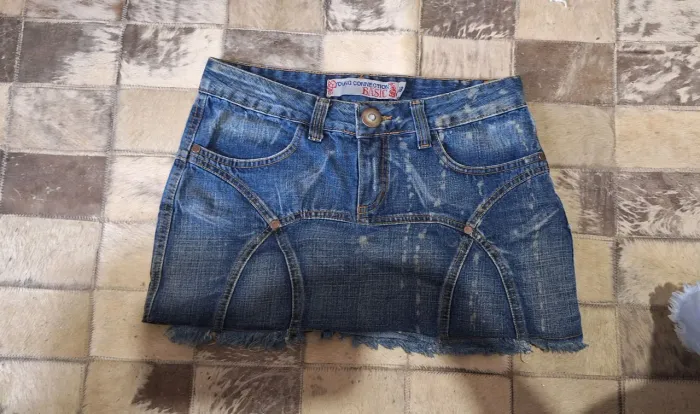 Saia jeans vintage country 