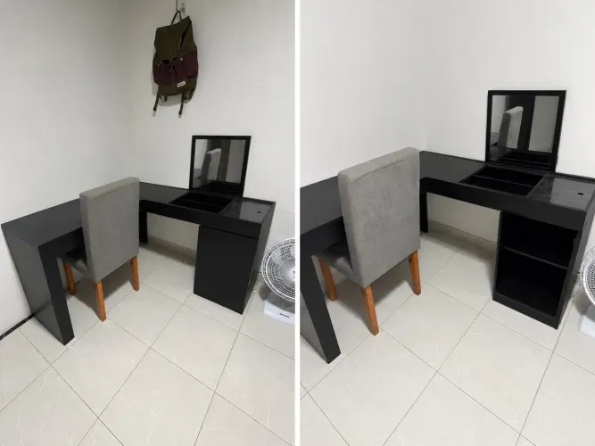Vendo mesa com penteadeira 