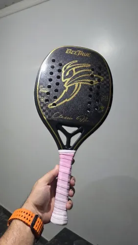 Raquete Beach Tennis Beetrue Classic Bee 12K