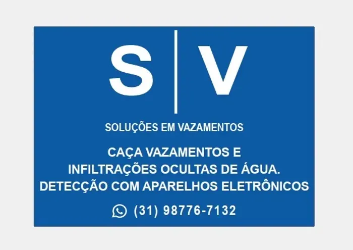 SOLUÇÕES EM VAZAMENTOS BH * - caça vazamentos de água em BH