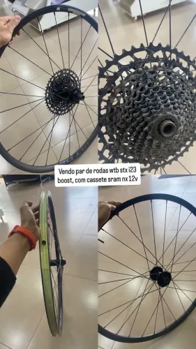 Vendo par de rodas aro 29 boost WTB com K7 NX