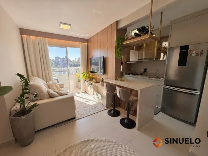 Apartamento mobiliado de 2 dormitórios - Vila Rosa
