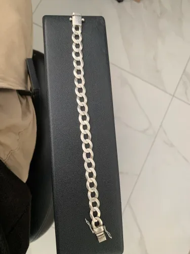 Pulseira de prata 10mm