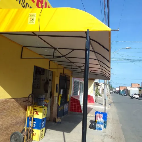 Fabricamos Toldo com cobertura em lona 