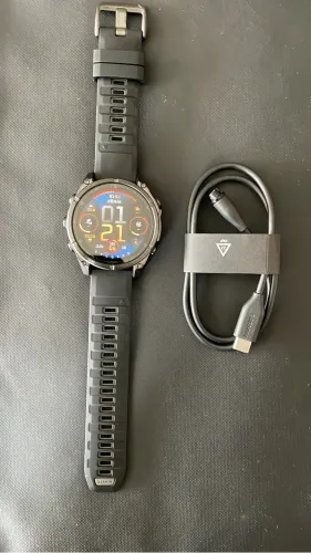 Relógio garmin Fennix 8 titânio sapphire 47mm