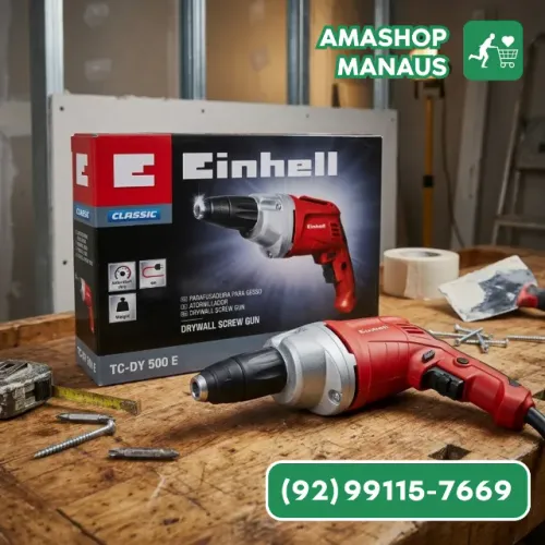Parafusadeira Elétrica Einhell TC-DY 500 E - Mandril Ajustável