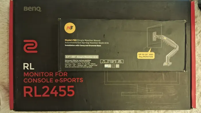 Monitor Gamer BenQ Zowie 24" com Suporte articulado de Mesa
