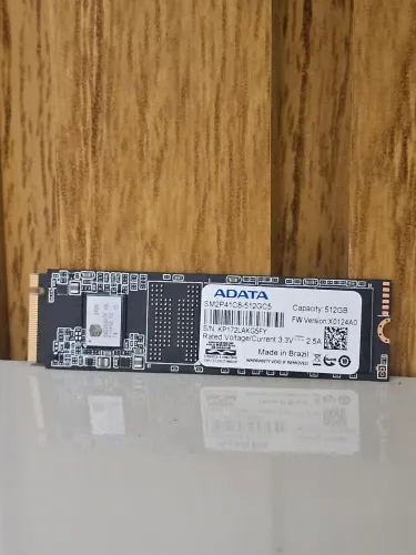 SSD NVME 512gb ADATA 4000Mb/s POUQUÍSSIMO USO