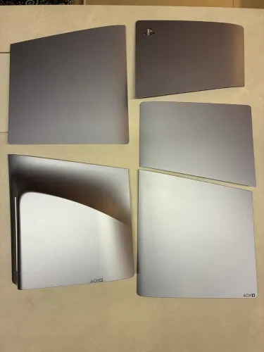Vendo kit de tampas / plates de PS5 - Sterling Silver