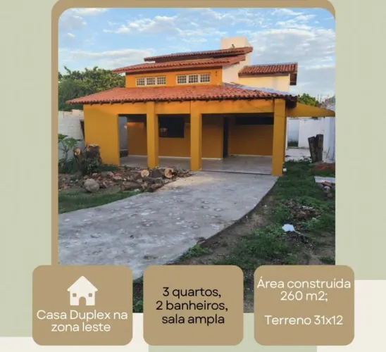 CASA DÚPLEX À VENDA - ZONA LESTE | TERESINA