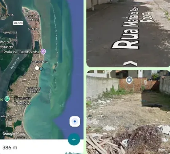 PERMUTA-SE EM CAMBOINHA 360M² LOTE 12X30 - Rua Maria de Pace Rocco, poço