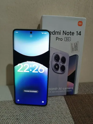 VENDO REDMI NOTE 14 PRO 5G COMPLETO,ESTADO DE NOVO
