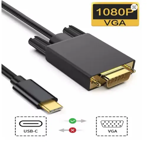 Cabo Adaptador USB-C para VGA